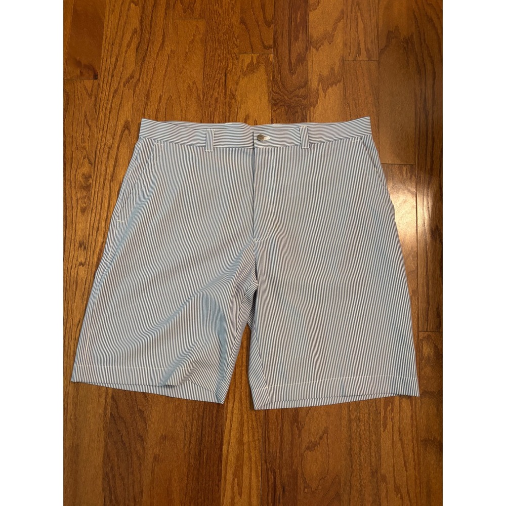 Callaway Blue and White Striped Sear Sucker Shorts Size‎ 38